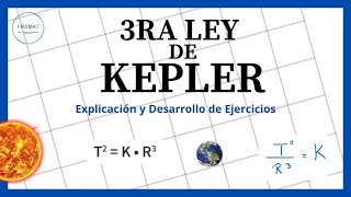 Tercera Ley de Kepler  Ejercicios resueltos [upl. by Rodmann476]