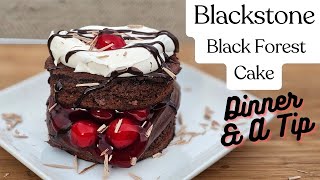 Black Forest Cake on the Blackstone [upl. by Atiuqcaj294]