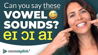 Pronunciation Practice 👄 Difficult Vowel Sounds DIPHTHONGS [upl. by Gellman]