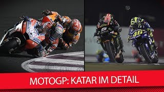 MotoGP 2018 Das Rennen in Katar in der Analyse [upl. by Narcho783]