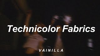 Technicolor Fabrics  Ruleta letra [upl. by Octavie]