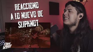 ¡REACCIONO A LA NUEVA CANCIÓN DE SLIPKNOT  The Dying Song  Eddie Warboy [upl. by Jedthus]