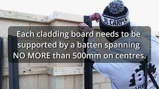 How to Install NewTechWood Cladding Installing External Castellation Cladding Trim [upl. by Benedicto]