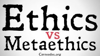 Ethics vs Metaethics Philosophical Distinction [upl. by Atsilac]