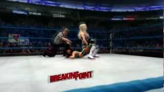 Natalya hits her finisher in WWE 13 Official [upl. by Sang193]