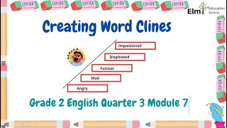 Creating word clines  grade 2 English  DepEd  Quarter 3 module 7 [upl. by Lorry]