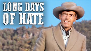 Long Days of Hate  Full Western Movie  Guy Madison [upl. by Nnaeirrac712]