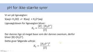 Beregning af pH for stærke og svage syrer og baser [upl. by Sidwell248]