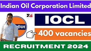 IOCL Apprentice Vacancy 2024  IOCL Requirement 2024  IOCL Notification Out 2024 [upl. by Itoc]