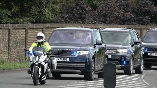 Senior royals arrive at Windsor Castle for Garter Day ceremony [upl. by Chura]