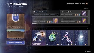 The Dawning 2023  All Event Challenges amp Rewards Quick Preview Destiny 2 [upl. by Cathyleen]