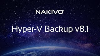 HyperV Backup in NAKIVO Backup amp Replication [upl. by Dnomso]