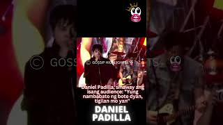 Daniel Padilla sinaway ang isang audience quotYung nambabato ng bote dyan tigilan mo yanquot [upl. by Carboni615]