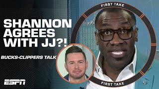 Shannon Sharpe AGREES with JJ Redick for the 1st time in First Take HISTORY ⁉️🤯 [upl. by Adallard]