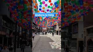 Andorra la Vella centro centre center comercial shopping andorralavella andorra travel 4k [upl. by Novled]