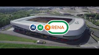 MMArena  Nouvelle pelouse hybride et Première en Europe [upl. by Lekim]