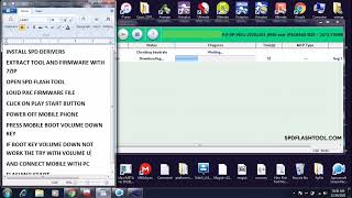 How To Flash SPD SPU Smartphone Using Upgrade Download Tool [upl. by Normi]