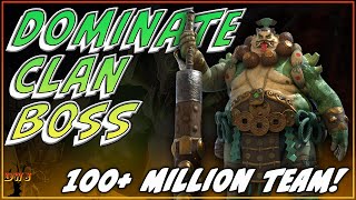 Dominate Clan Boss with Ally Protection 100 million team  Raid Shadow Legends [upl. by Nivalc313]