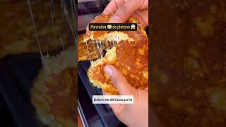 Pancakes 🥞 de platano pancakes snacksaludable sinazucar pancakessaludables recetasfaciles [upl. by Naujat]