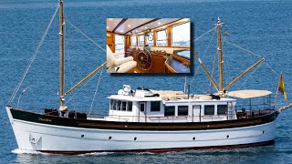 €695000 LONG RANGE Explorer Yacht FOR SALE  Fully Refitted MY Ferrara [upl. by Martinelli]