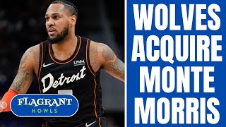 BREAKING Minnesota Timberwolves acquire Monte Morris from Detroit Pistons [upl. by Yvel618]