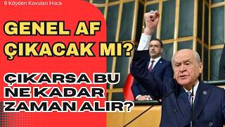 GENEL AF 1 AYDA ÇIKAR MI BAHÇELİ NİN APO DAVETİ VE TERÖRİSTLERE UMUT HAKKI VAADİ genelaf af [upl. by Adnilram]