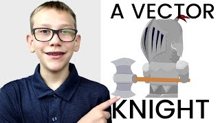 Inkscape  Vectorizing a Knight Drawing [upl. by Ttevy]