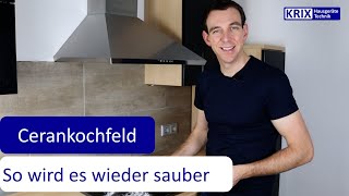 Kochfeld reinigen  Cerankochfeld sauber machen  So geht es ganz einfach [upl. by Levenson]