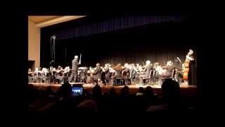 Oskaloosa High School Full Orchestra  Empire Strikes Back [upl. by Adnalohs]