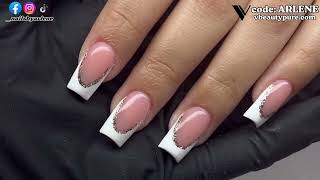 French tip Tutorial  Acrylic Nail Tutorial [upl. by Chaves]