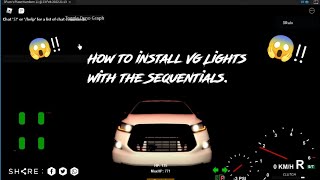 How to Install Vg Lights With the Sequential Indicator BHS ID [upl. by Lidaa844]