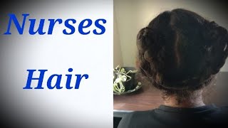 Nurses Hair Style  හෙද පුහුණුවට කොණ්ඩය සකසන ආකාරය 👩‍⚕‍👩‍🍳 [upl. by Hazlett150]