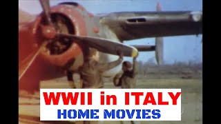 WWII 8mm COLOR HOME MOVIE SHOT IN ITALY BY AMERICAN AIRMAN SIENNA BARI NAPLES PISA 31820 [upl. by Brout925]