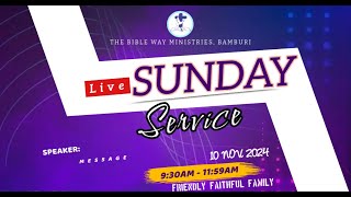 LIVE SUNDAY SERVICE 10TH NOV 2024 [upl. by Artemus]