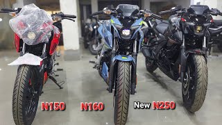 Finally 2023 Bajaj Pulsar New😍 N250 Vs Pulsar N160 amp N150 New Colour Detail Comparison with Price [upl. by Homere]