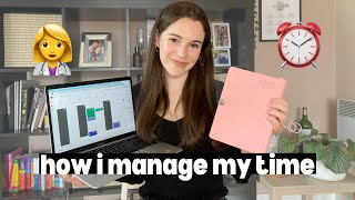 TIME MANAGEMENT AS A MEDICAL STUDENT  How I balance my life at medical school  organisation tips [upl. by Broeker]