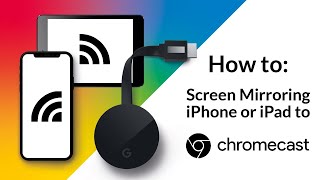 Screen Mirroring iPhone or iPad to Chromecast [upl. by Gnues608]