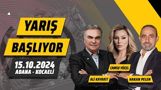 15 Ekim 2024 Adana ve Kocaeli At Yarışı Tahminleri  Ali Kayakıt Cansu Yücel ve Hakan Pelen [upl. by Nivrae]