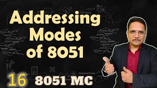 Addressing Modes of 8051 Microcontroller Immediate Register Direct Indirect and Indexed [upl. by Richers]