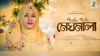 মেঘমালা আকাশে উড়ে উড়ে যায়  Mego Mala Akashe Ore Ore JayTasnim Jahan  New gojol [upl. by Atinad]