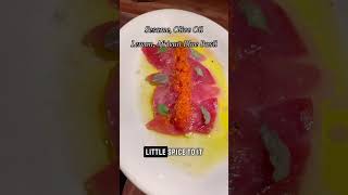 Tuna Crudo rawfood italianfood HighSpeedDining [upl. by Foley]