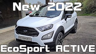 2022 Ford EcoSport ACTIVE with LED Headlights and Full Leather Seats [upl. by Nosnhoj]