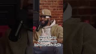 Carmelo Anthony amp Iman shumpert talk Infamous KG Fight [upl. by Anaher766]