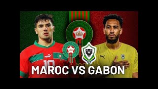 MAROC VS GABON LIVE [upl. by Nirehtak]