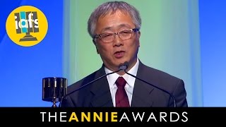 Katsuhiro Otomo Receives Winsor McCay at the 2014 Annie Awards [upl. by Ailecara]