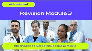 Révision module 3 Aide soignante [upl. by Ranip]