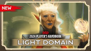 Cleric Light Domain  2024 Players Handbook  DampD [upl. by Vookles417]