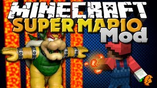 Minecraft Mod  Super Mario Mod  New Boss Items and Mobs [upl. by Cherice]