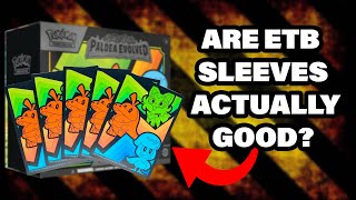 Are Pokémon ETB Sleeves Actually good [upl. by Secrest]