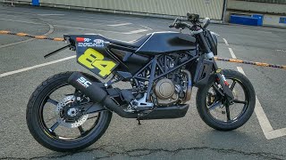 Husqvarna Svartpilen Vitpilen 701 Exhaust SC Project Soundcheck [upl. by Thirza]